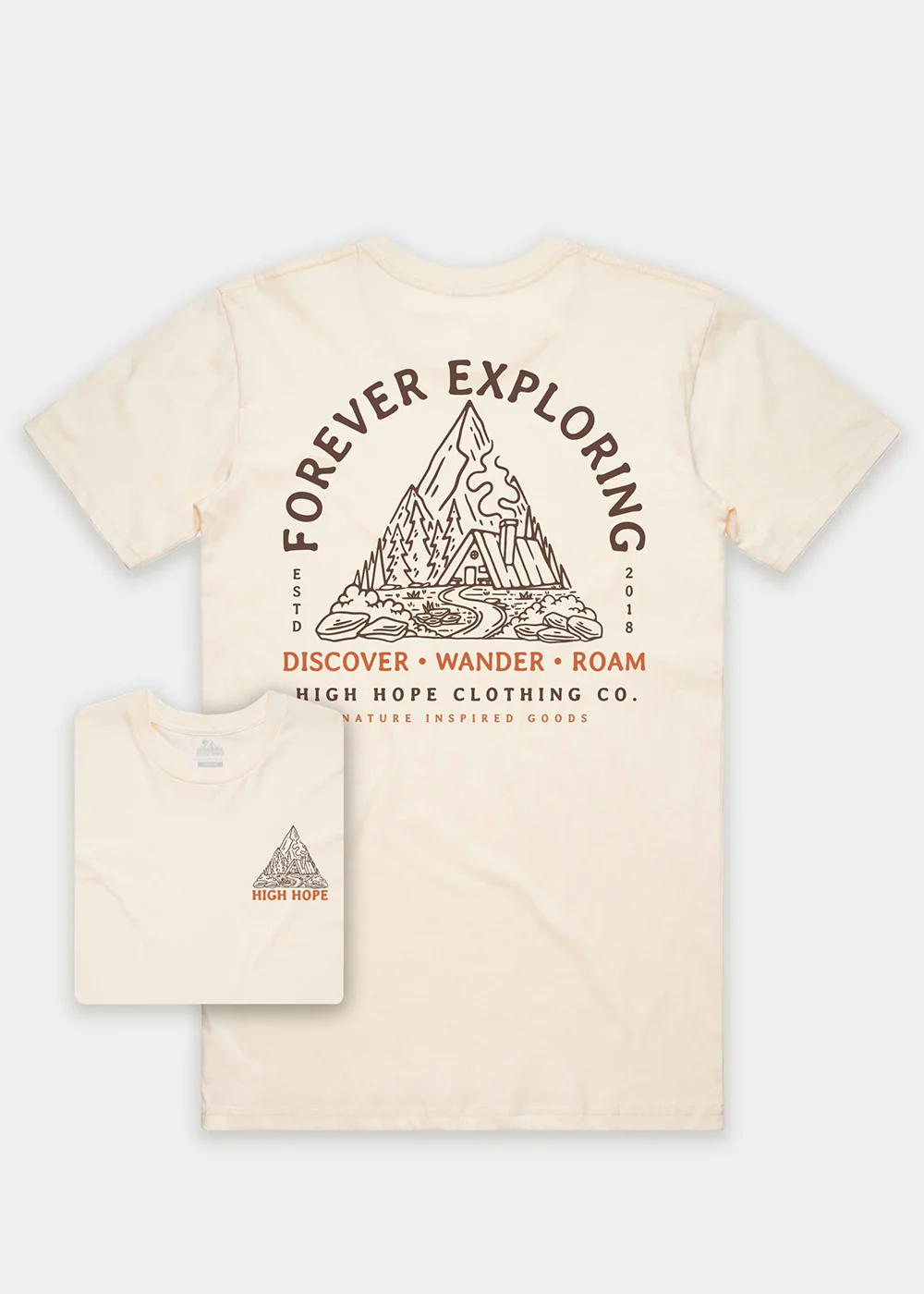 Forever Exploring T-shirt / Back Print - Image 2