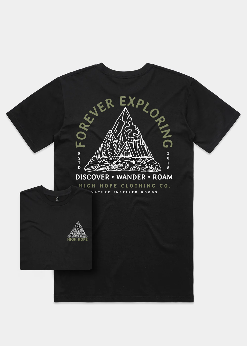 Forever Exploring T-shirt / Back Print - Image 3