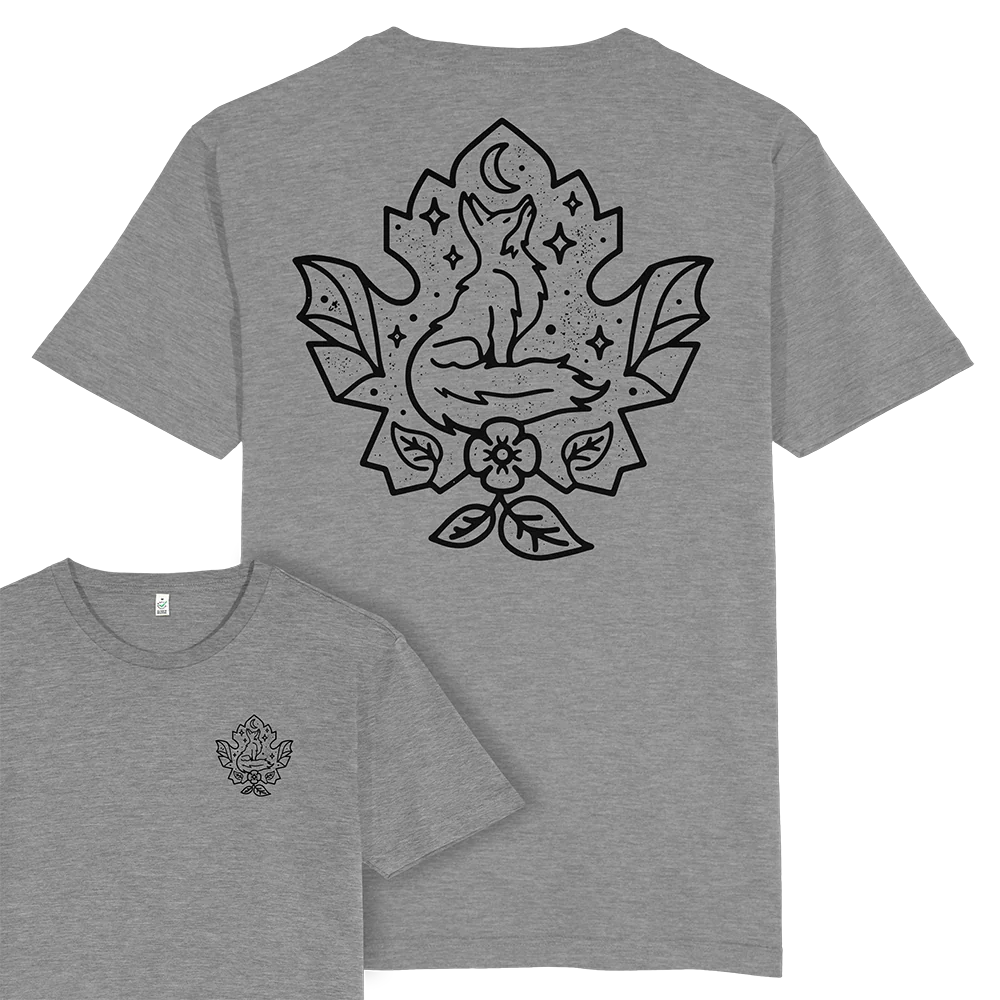 Fox Leaf T-shirt / Back Print - Image 5
