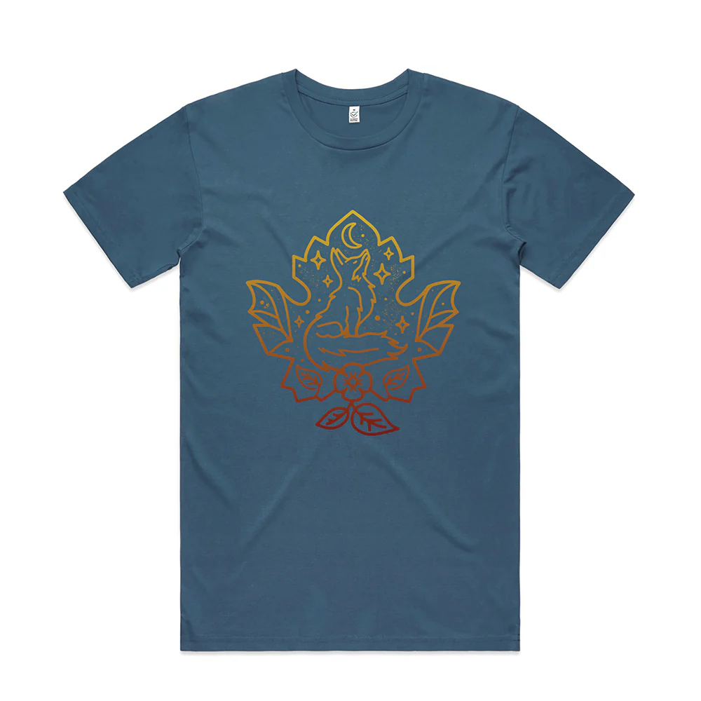 Fox Leaf T-shirt / Front Print - Image 3