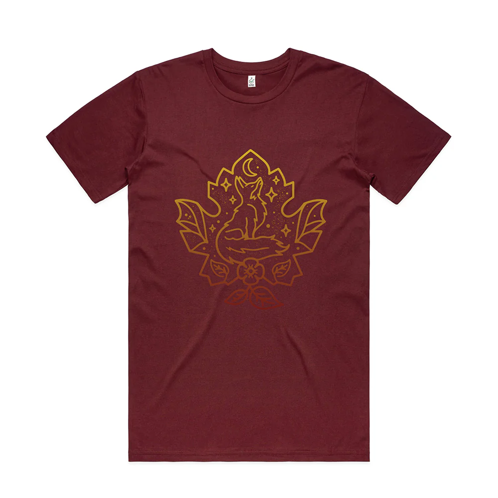 Fox Leaf T-shirt / Front Print - Image 4