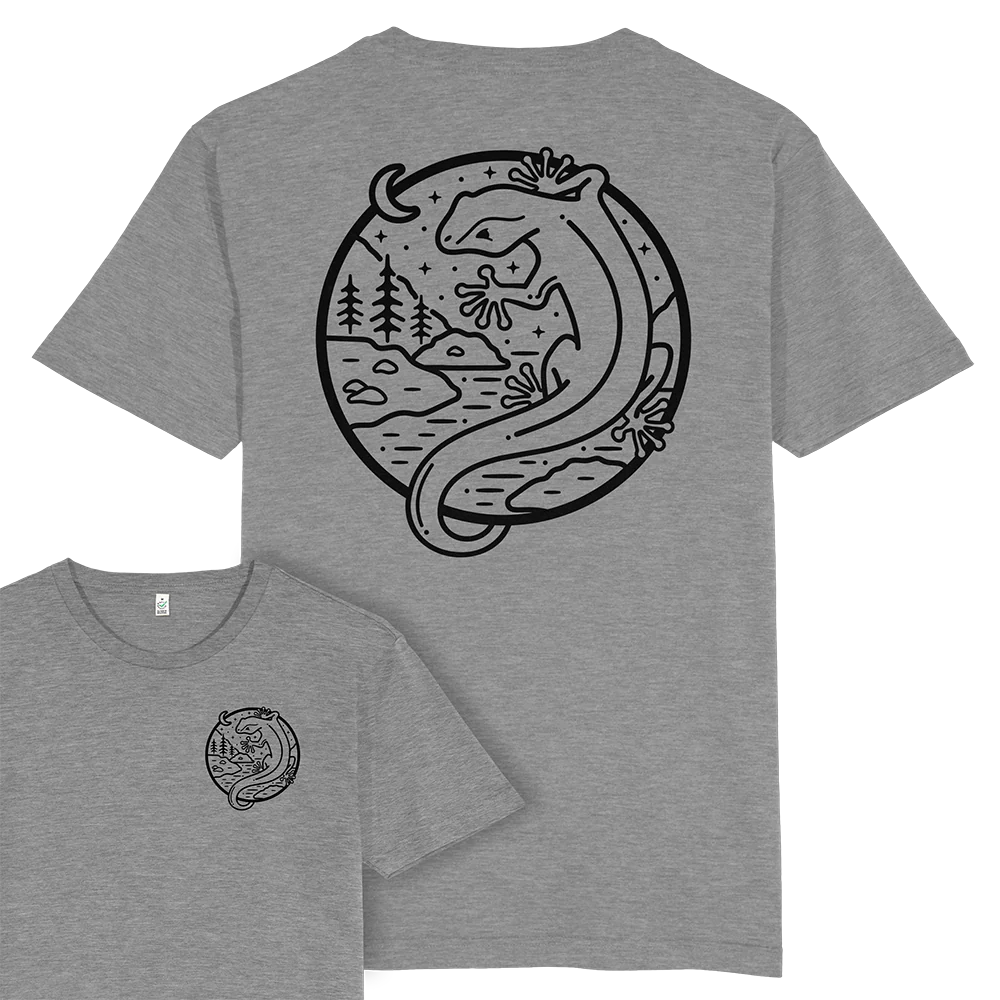 Gecko Scene T-shirt / Back Print - Image 3