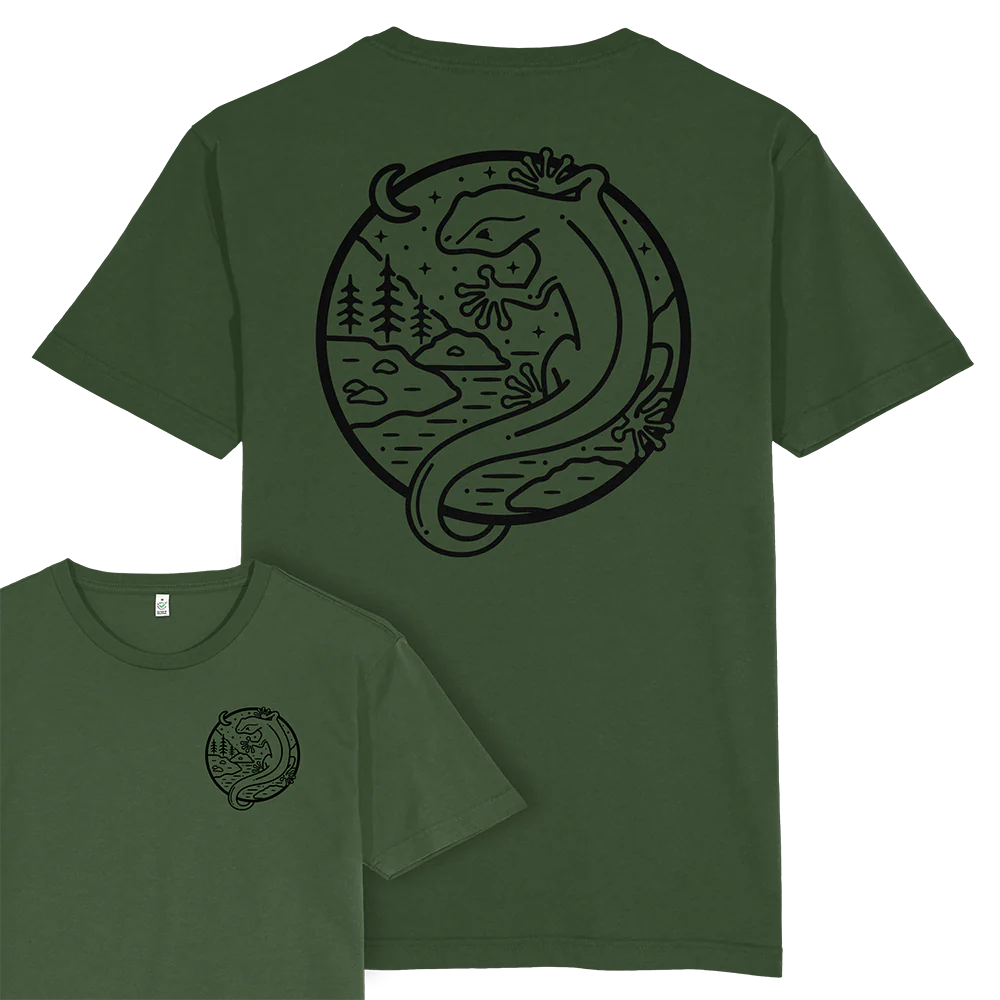 Gecko Scene T-shirt / Back Print - Image 4
