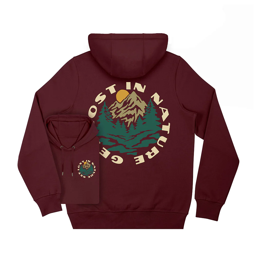 Get Lost in Nature Hoodie / Back Print - Image 2