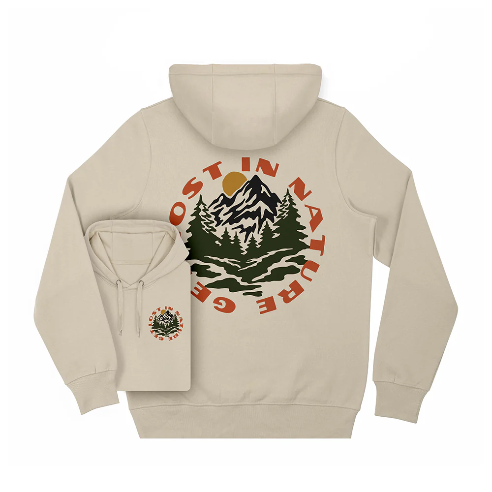 Get Lost in Nature Hoodie / Back Print - Image 4