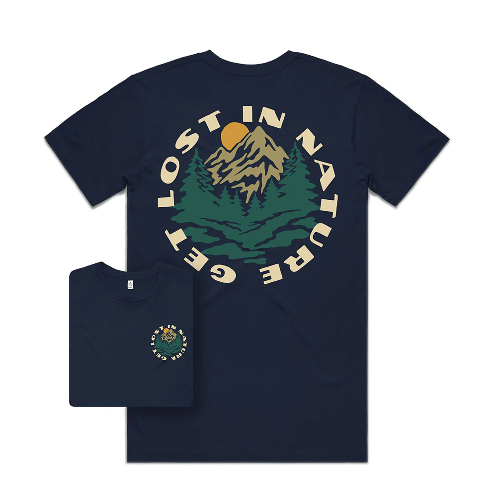Get Lost in Nature T-shirt / Back Print - Image 5