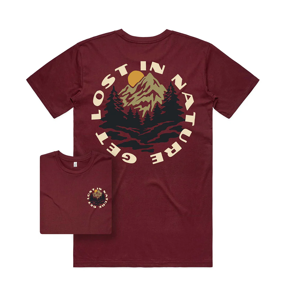 Get Lost in Nature T-shirt / Back Print - Image 6
