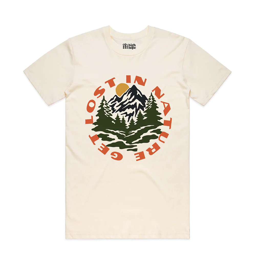 Get Lost in Nature T-shirt / Front Print - Image 3