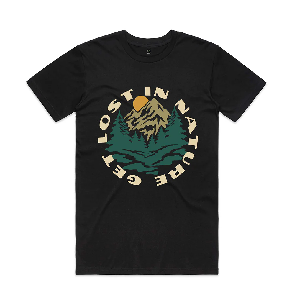 Get Lost in Nature T-shirt / Front Print - Image 4
