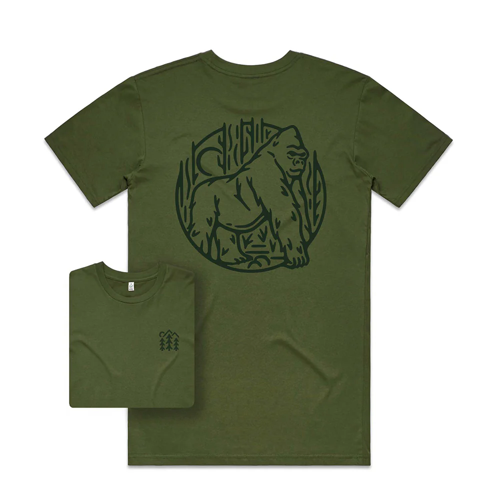 Gorilla T-shirt / Back Print - Image 4