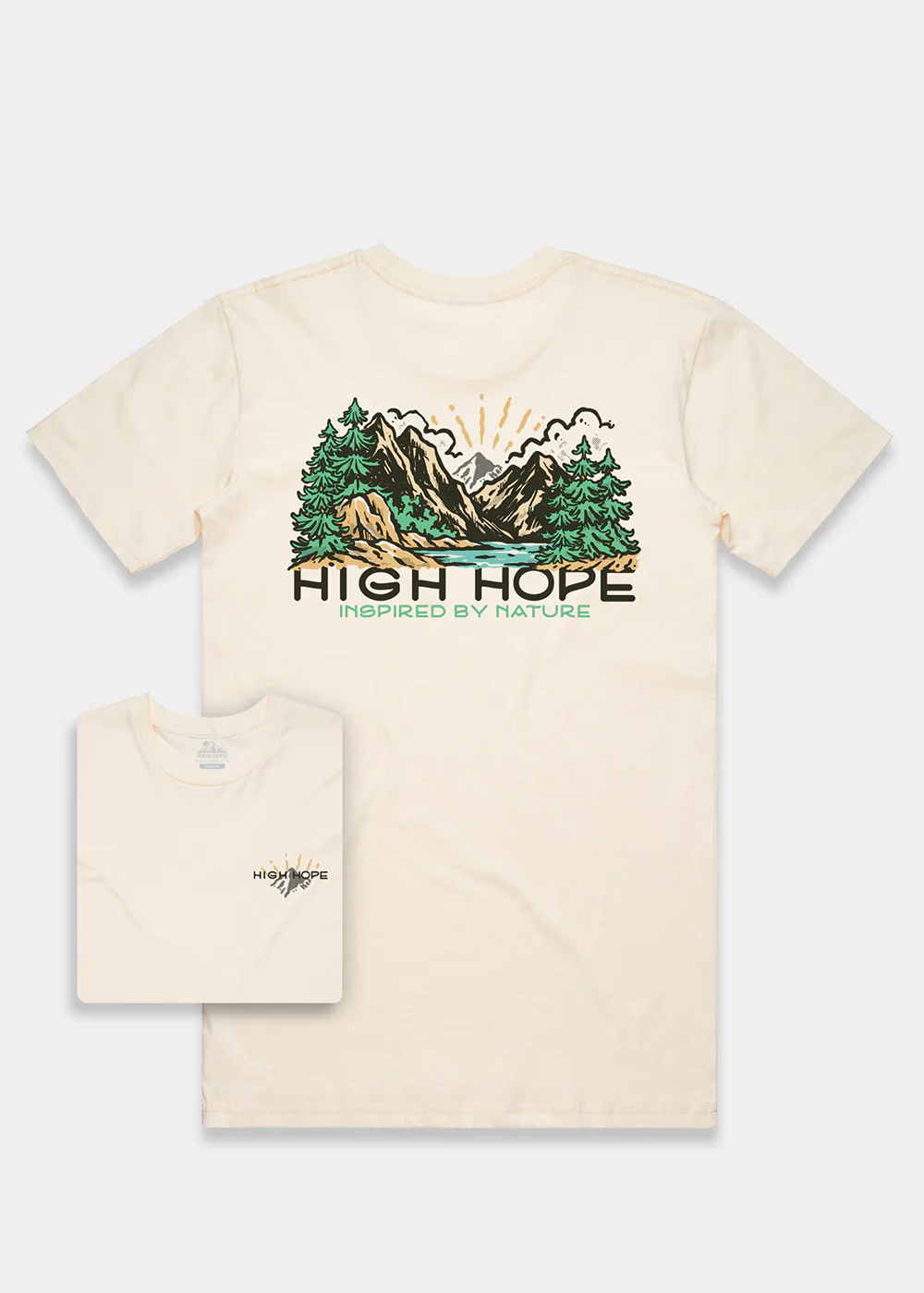 Great Views Ahead T-shirt / Back Print - Image 2