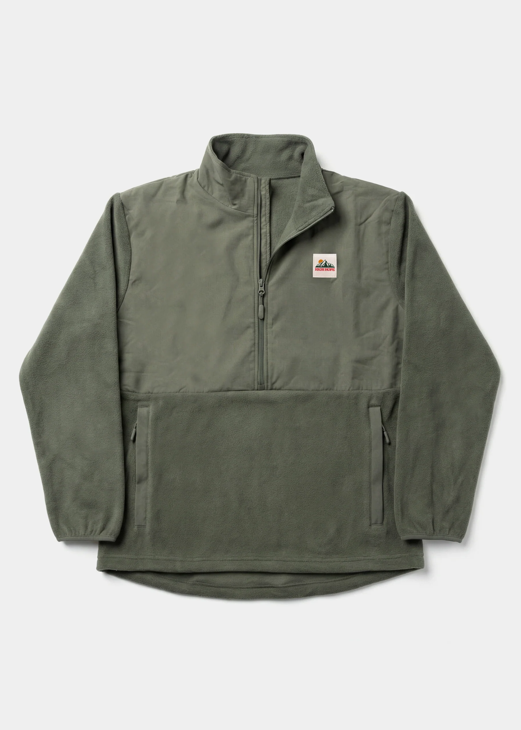 Half-Zip Logo Microfleece