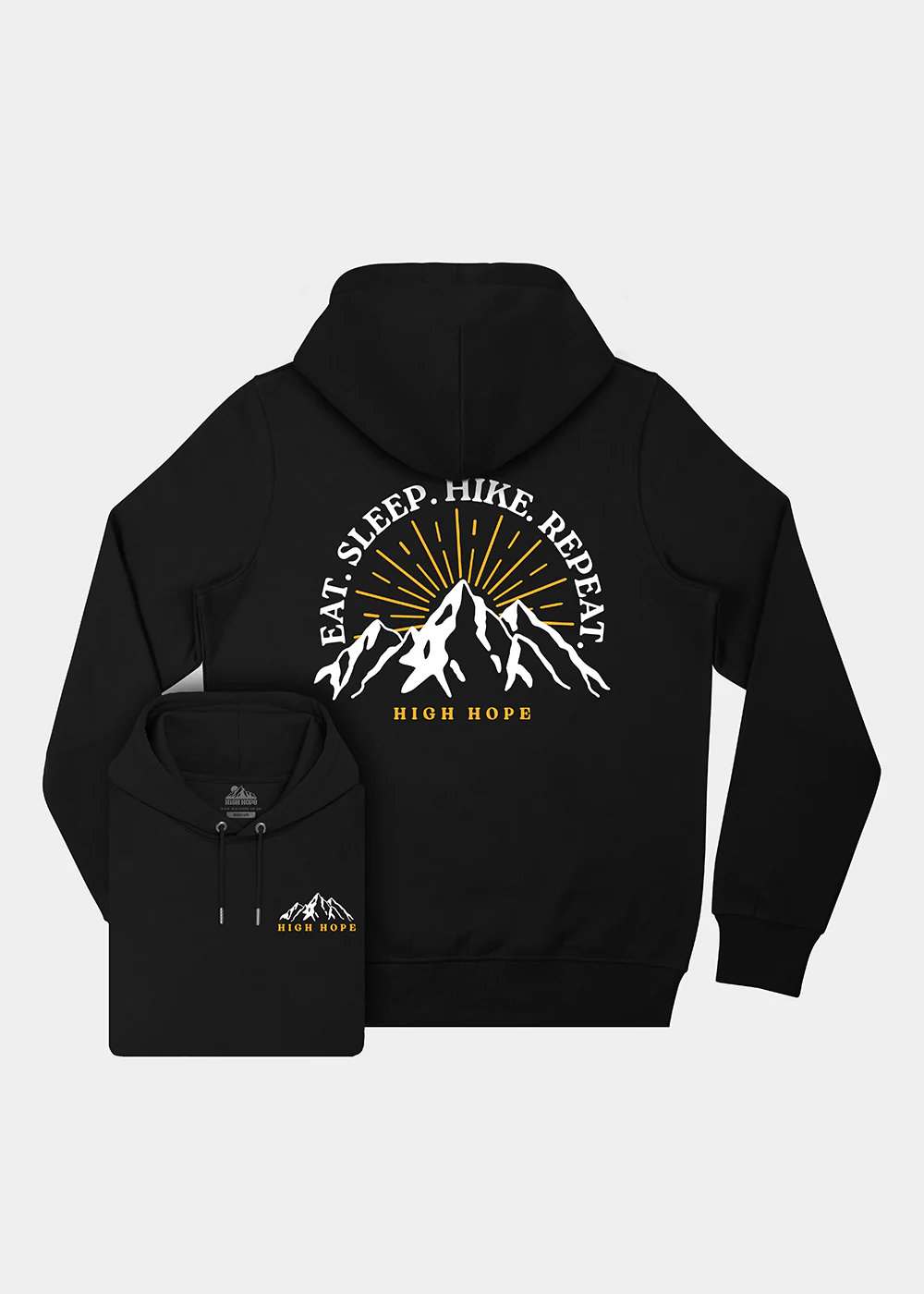 Hike Hoodie / Back Print - Image 2