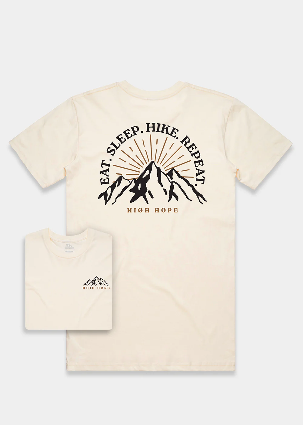 Hike T-shirt / Back Print - Image 4