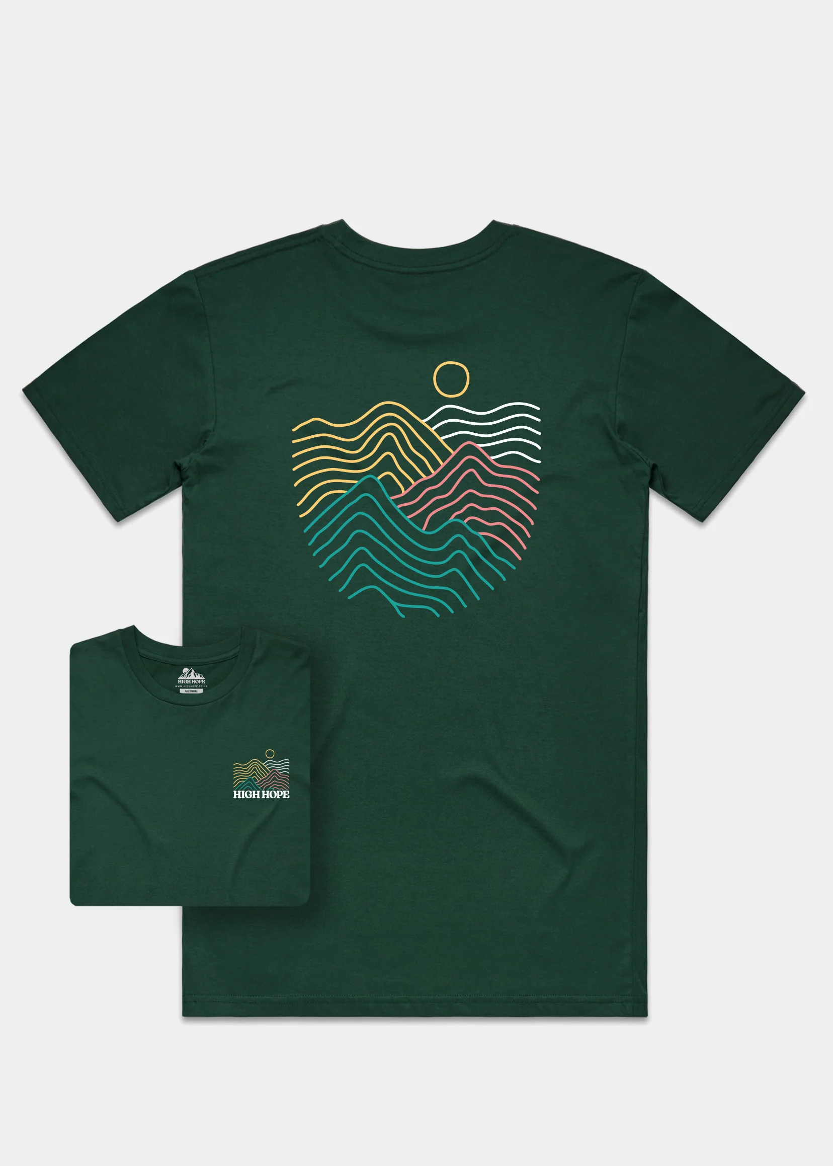 Hills T-shirt / Back Print - Image 2