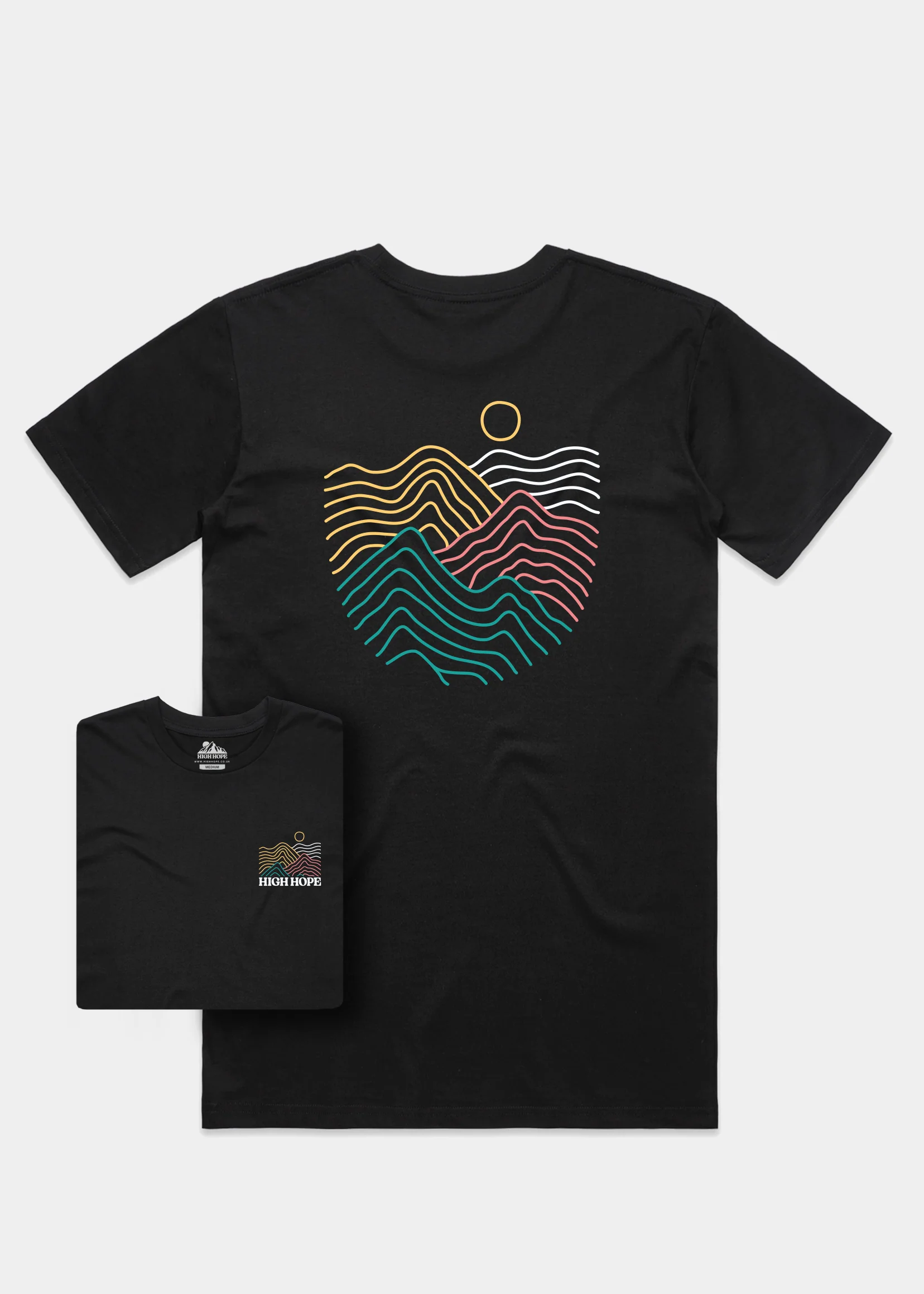 Hills T-shirt / Back Print - Image 3