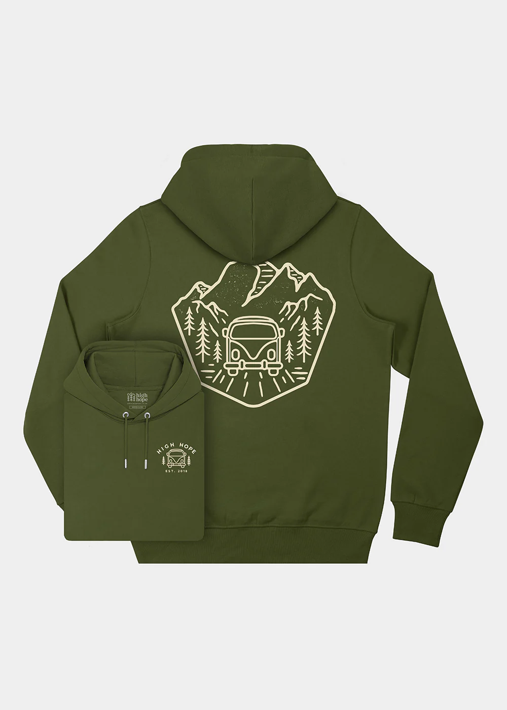Hit The Road Hoodie / Back Print - Image 2