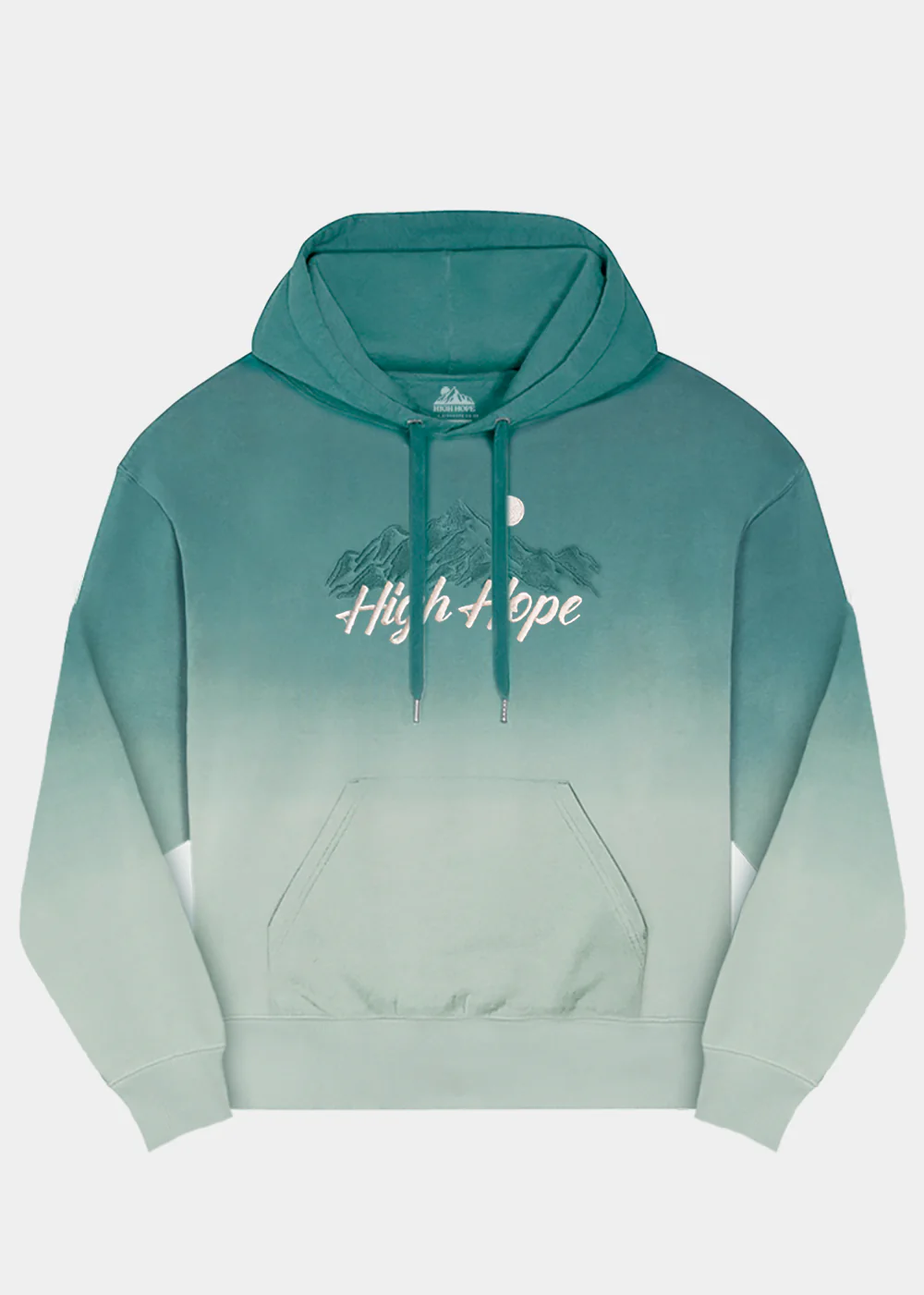 Hydro Dip Dye Logo Hoodie / Embroidered