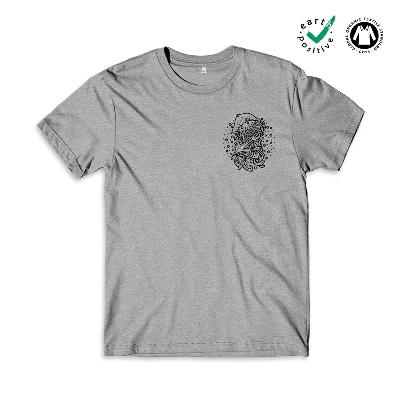 Jellyfish Anchor Tshirt / Pocket Print - Image 3