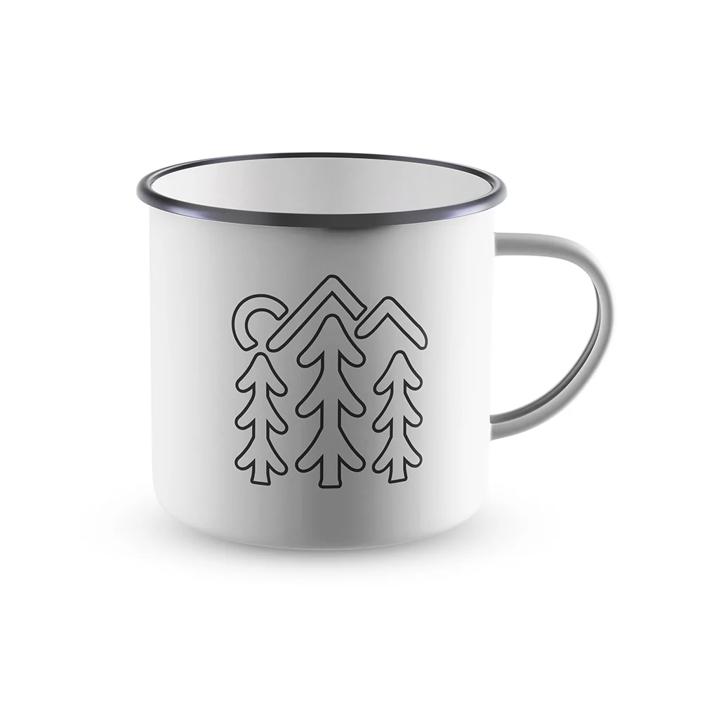 Logo Enamel Mug - Image 6