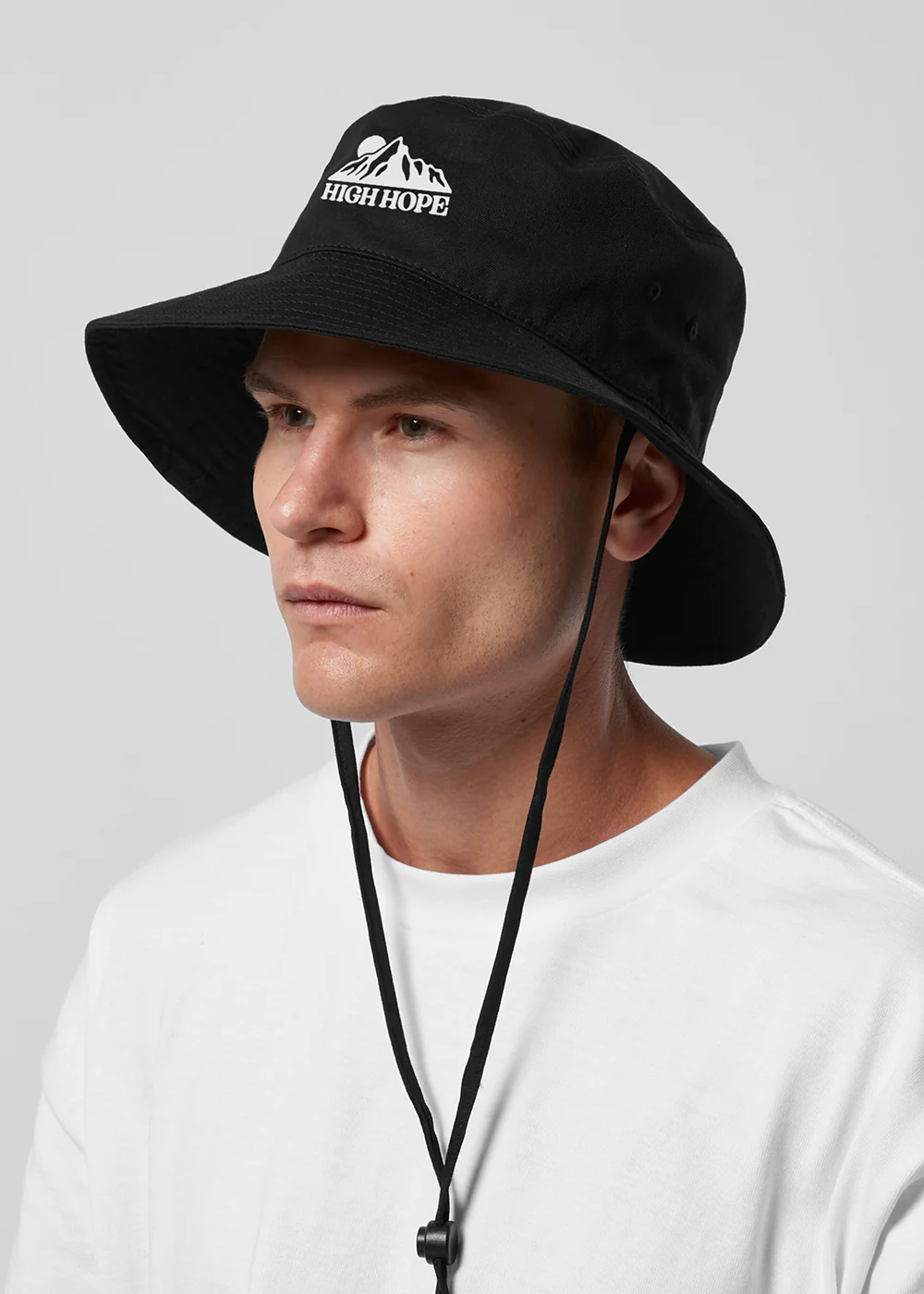 Logo Wide Brim Bucket Hat - Image 4