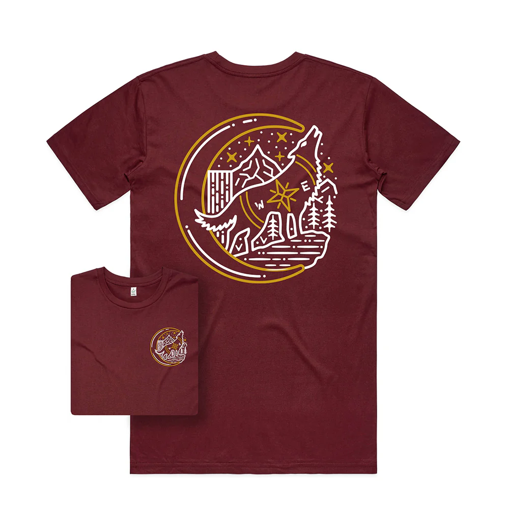 Lone Wolf T-shirt / Back Print - Image 3