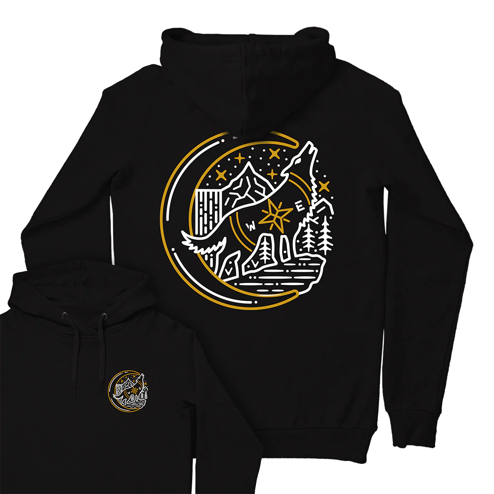 Lone Wolf Hoodie / Back Print - Image 4