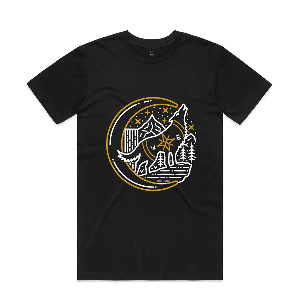 Lone Wolf T-shirt / Front Print - Image 3