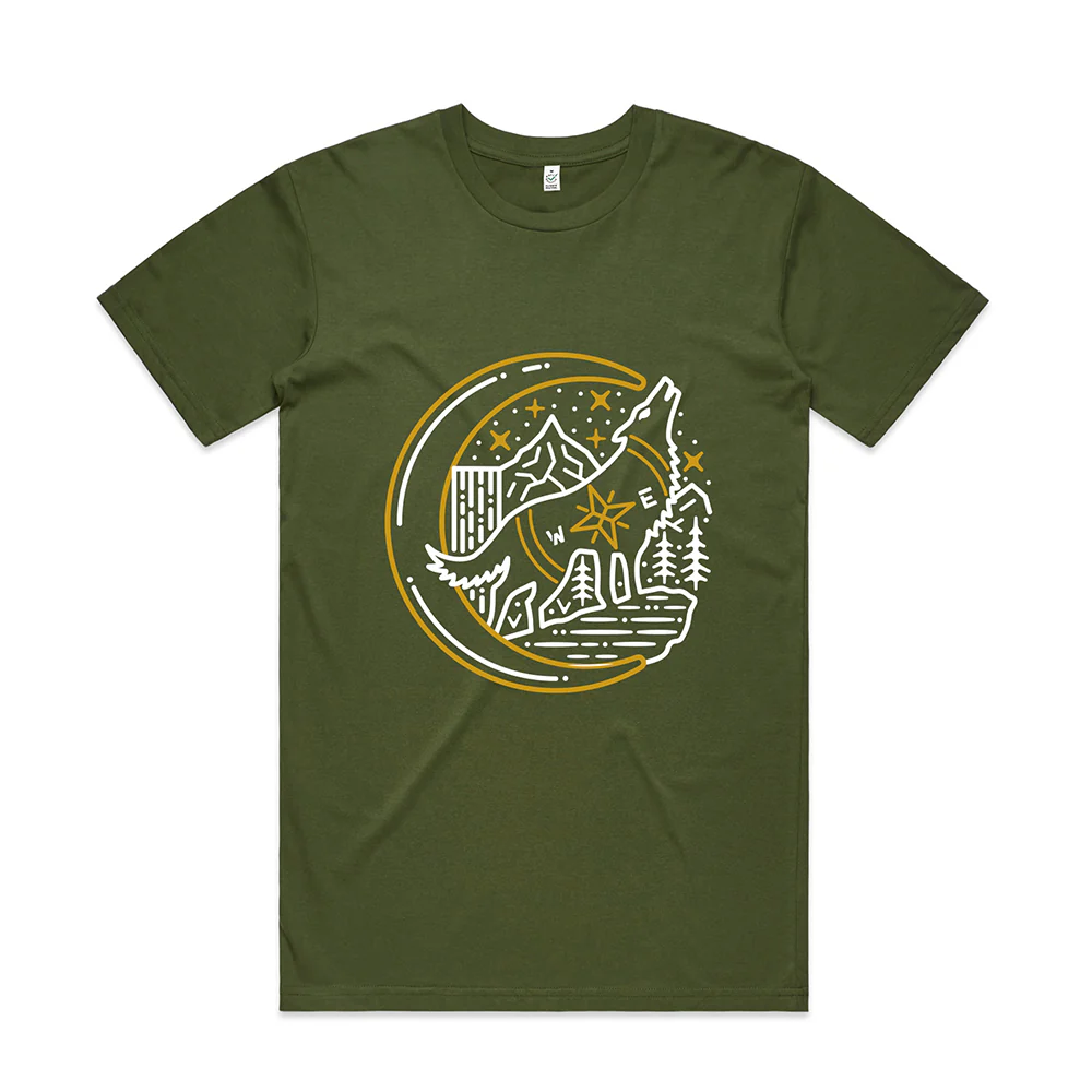 Lone Wolf T-shirt / Front Print - Image 5