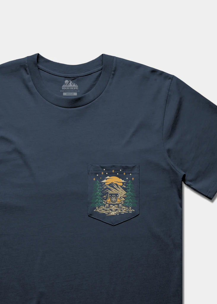 Long Way Home / Heavyweight Pocket Tee - Image 2
