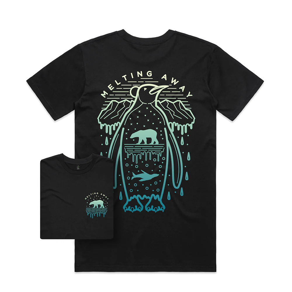 Melting Away T-shirt / Back Print - Image 3