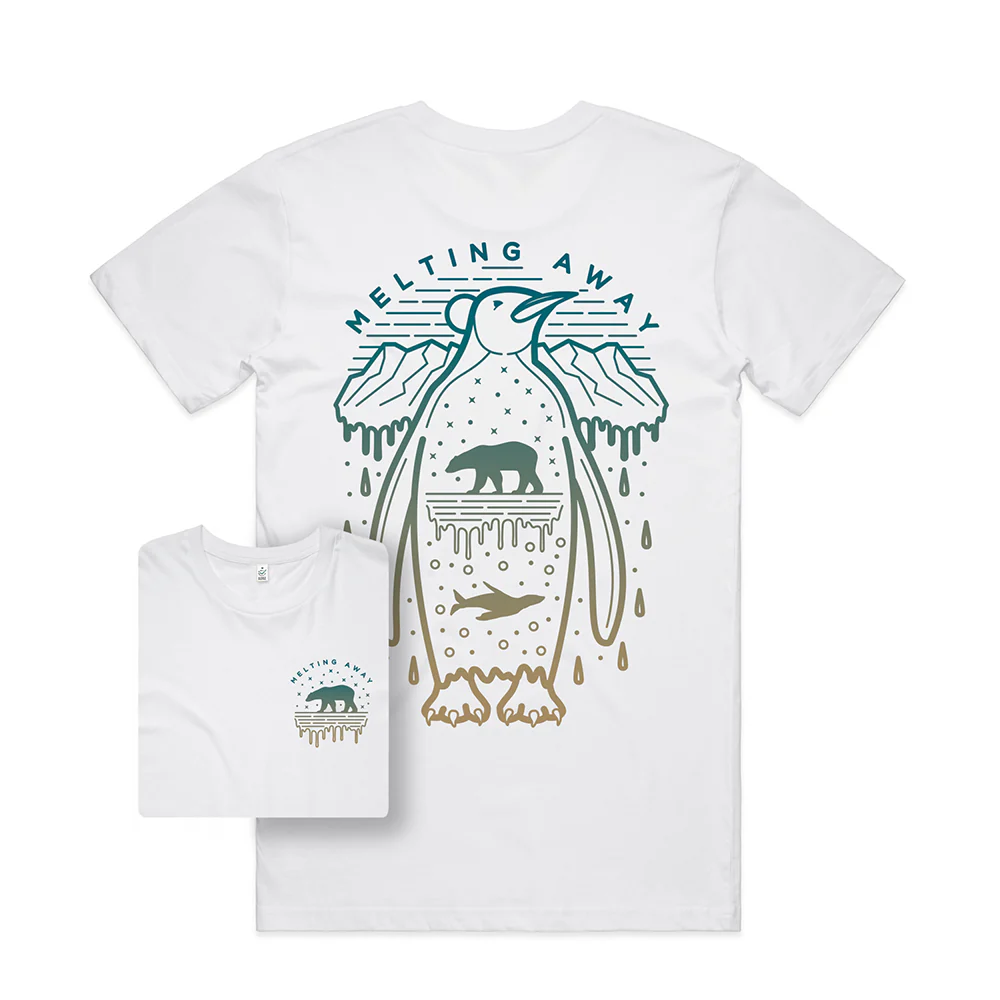 Melting Away T-shirt / Back Print - Image 4
