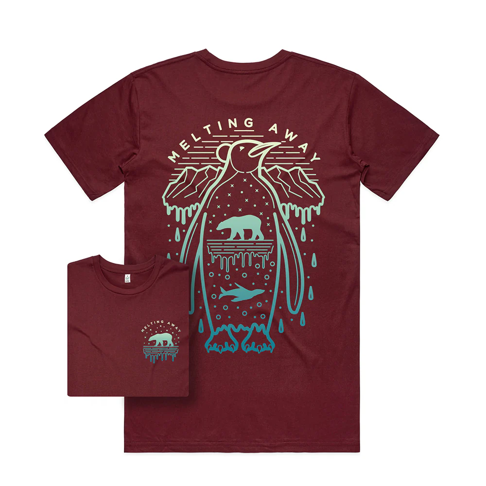 Melting Away T-shirt / Back Print - Image 5