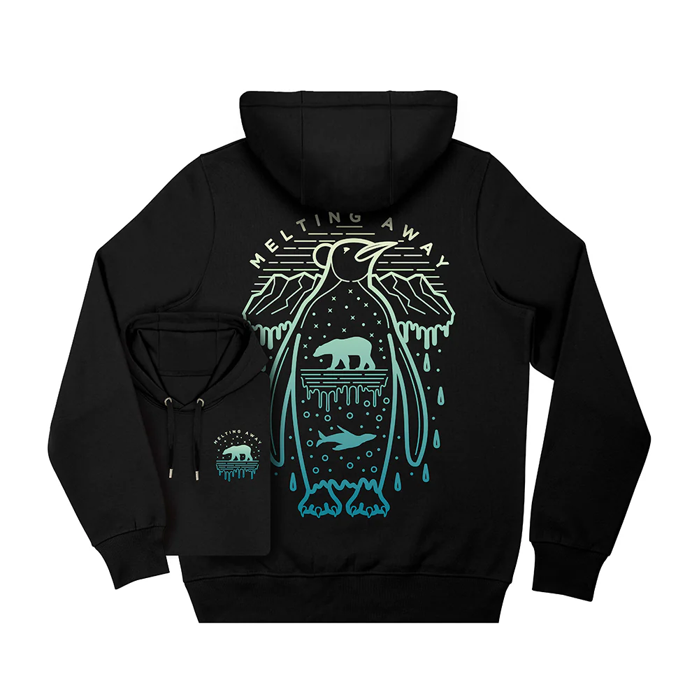 Melting Away Hoodie / Back Print - Image 2