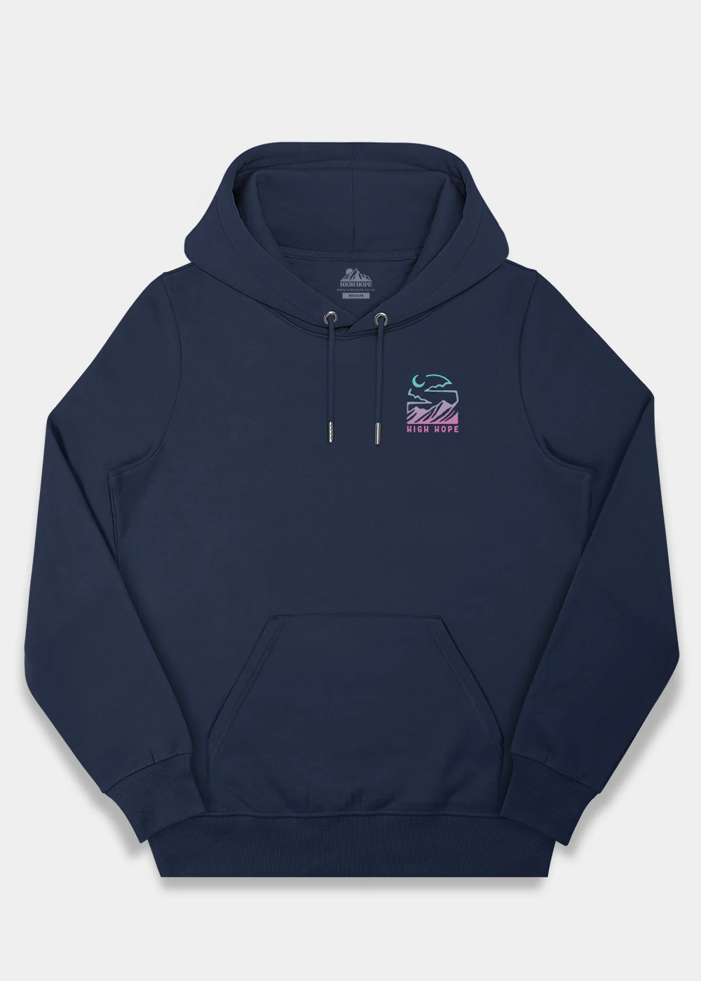 Midnight Mountains Hoodie / Back Print - Image 2