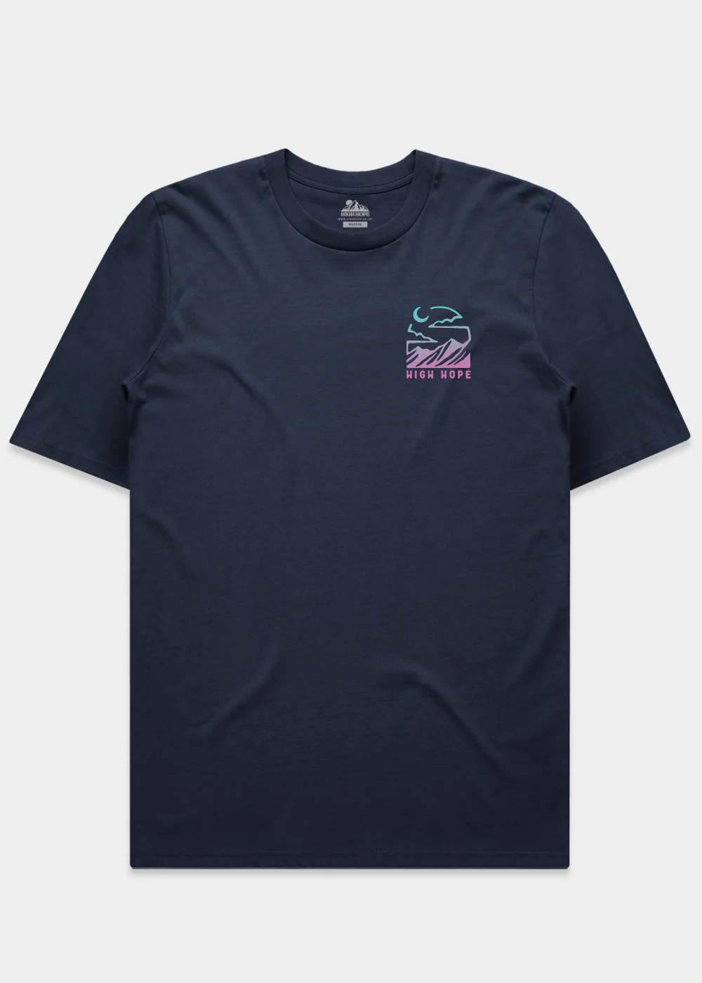 Midnight Mountains T-shirt / Back Print - Image 2