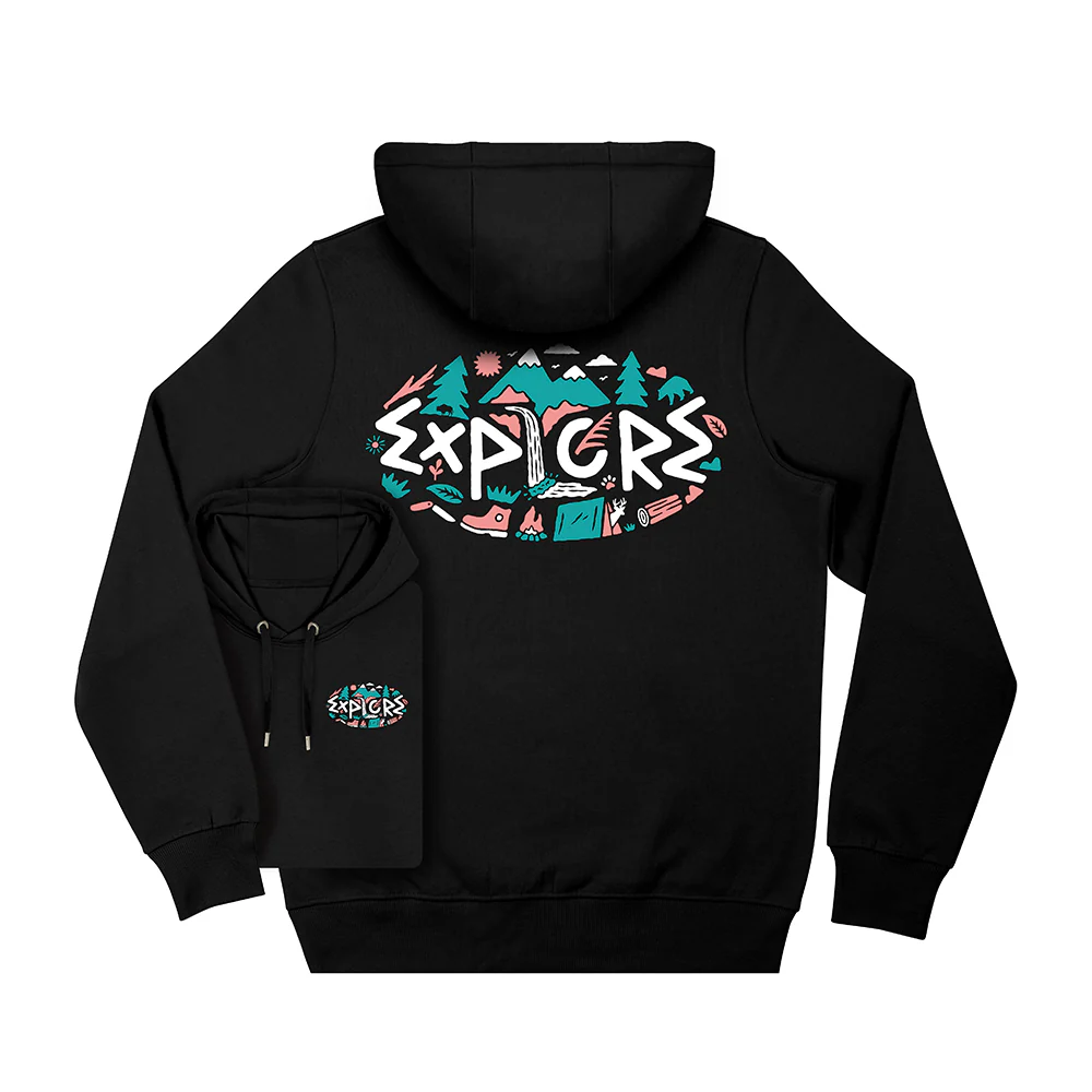 Montage Explore Hoodie / Back Print - Image 2