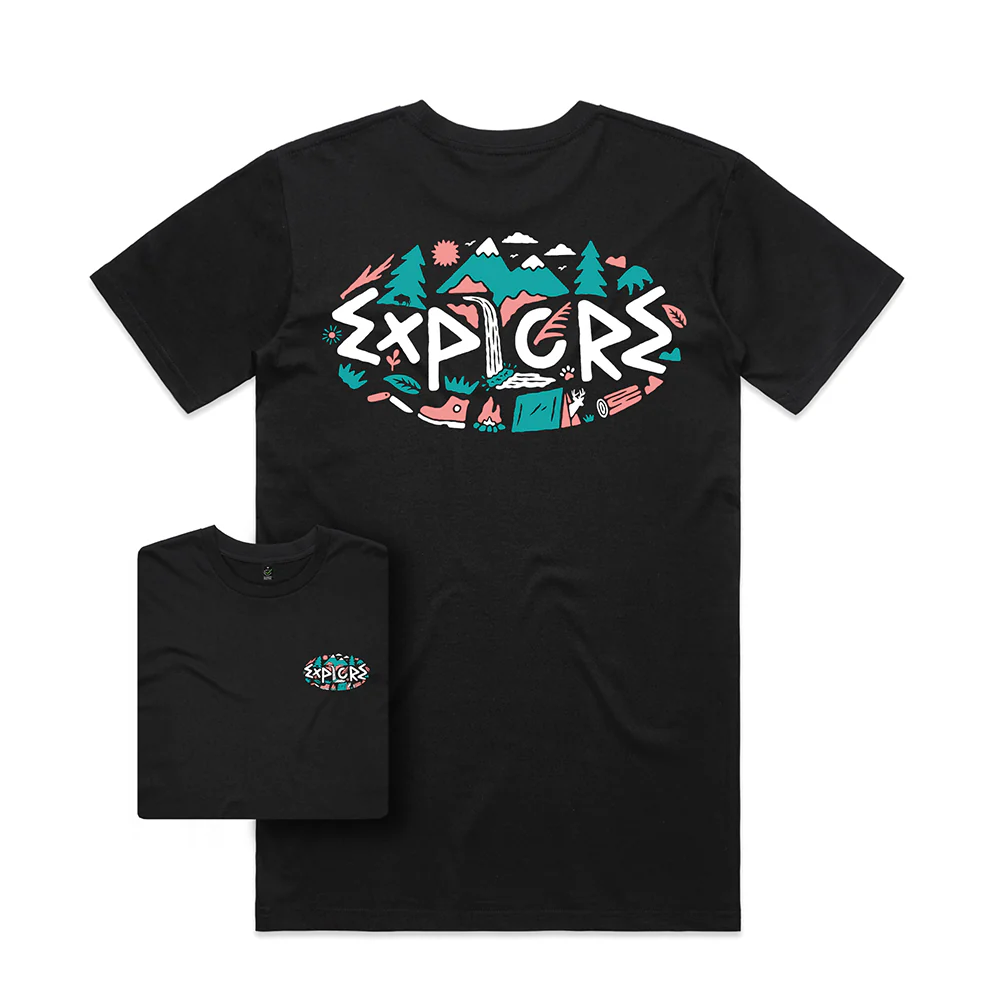 Montage Explore T-shirt / Back Print