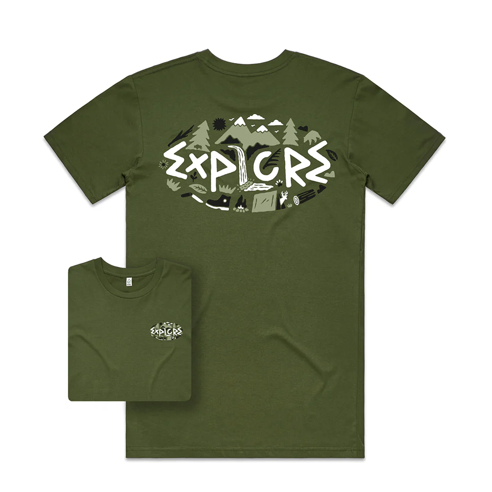 Montage Explore T-shirt / Back Print - Image 5
