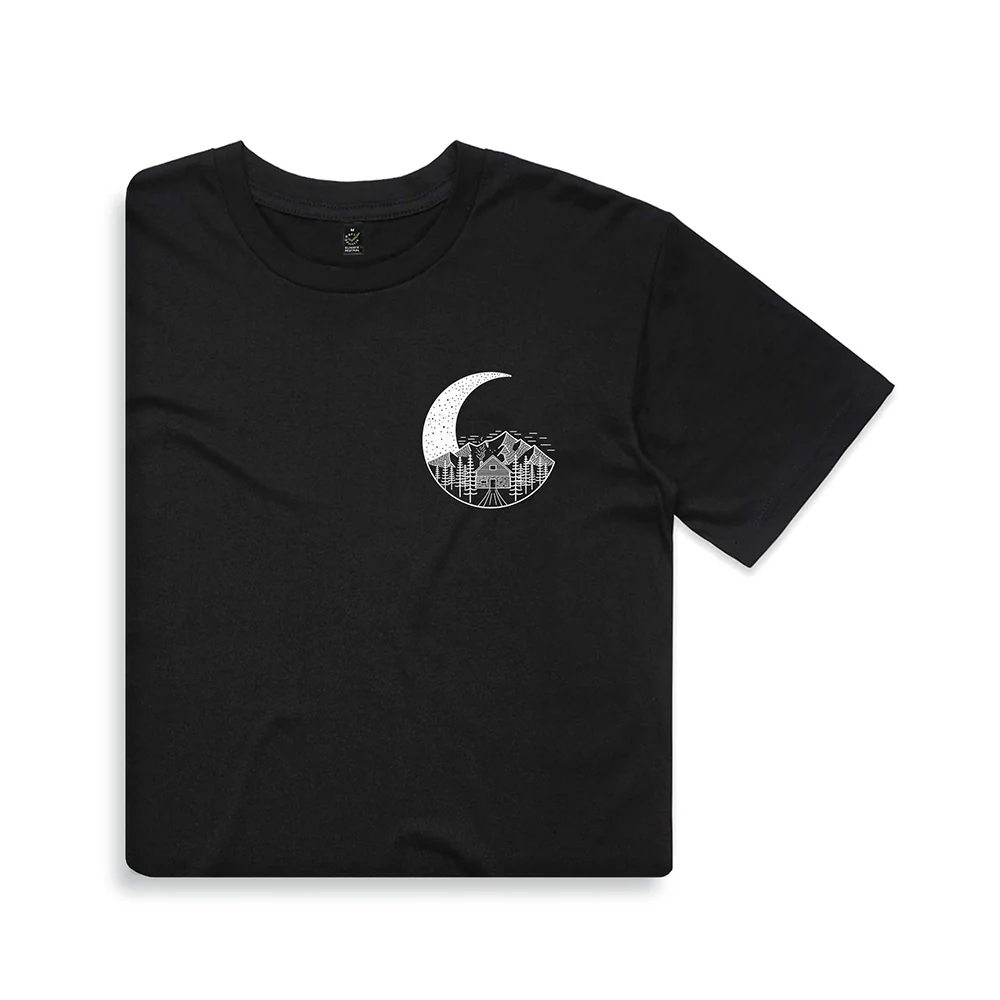Moon Scene T-shirt / Pocket Print - Image 2