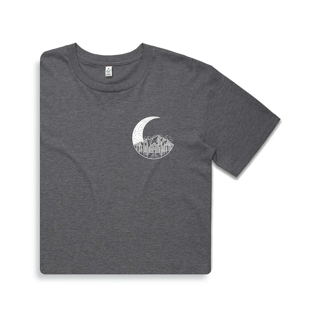 Moon Scene T-shirt / Pocket Print - Image 5