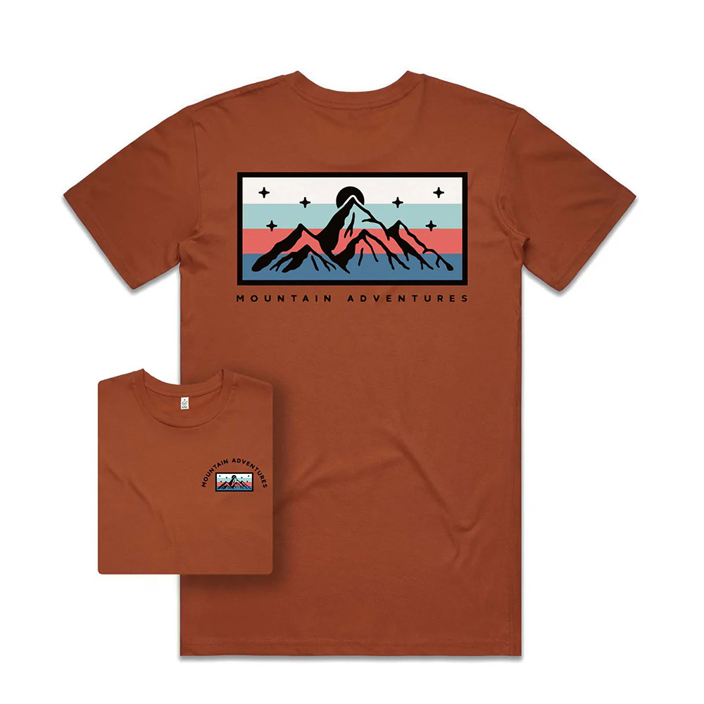 Mountain Adventures T-shirt / Back Print - Image 5
