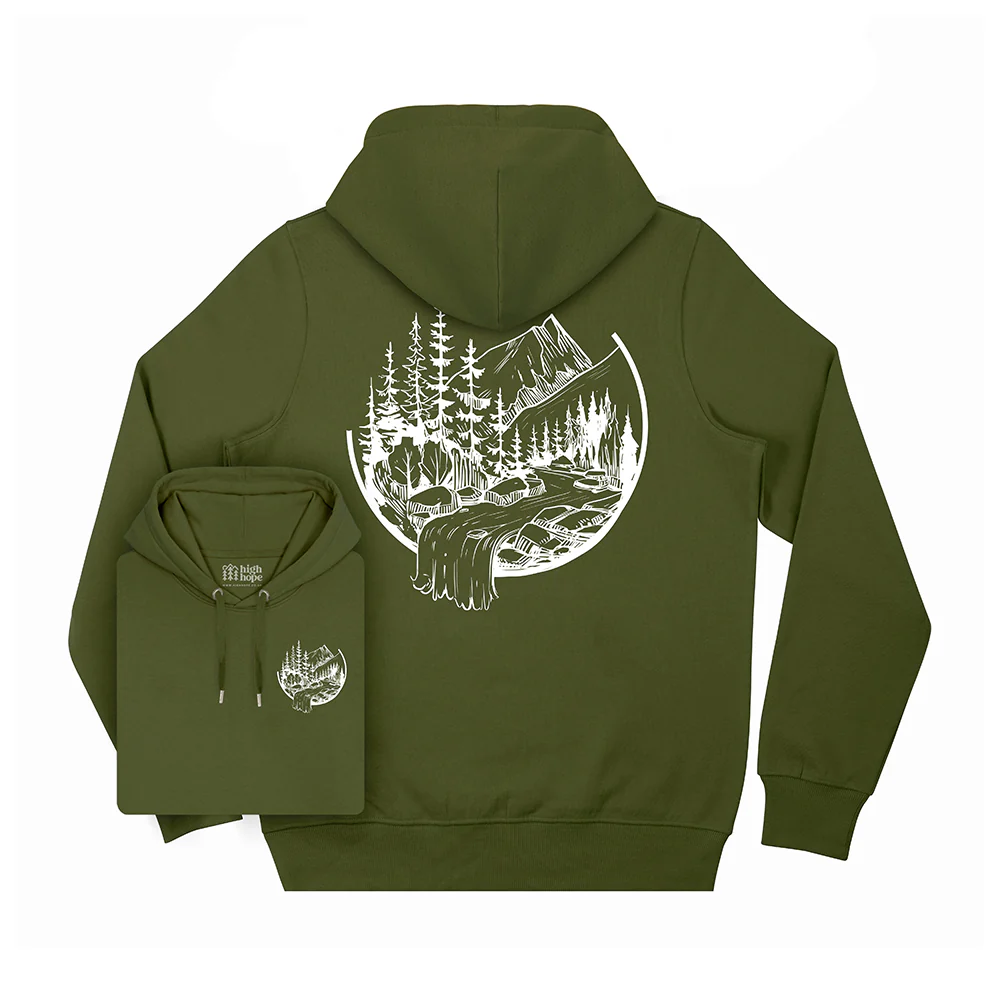 Mountain Trek Hoodie / Back Print - Image 2