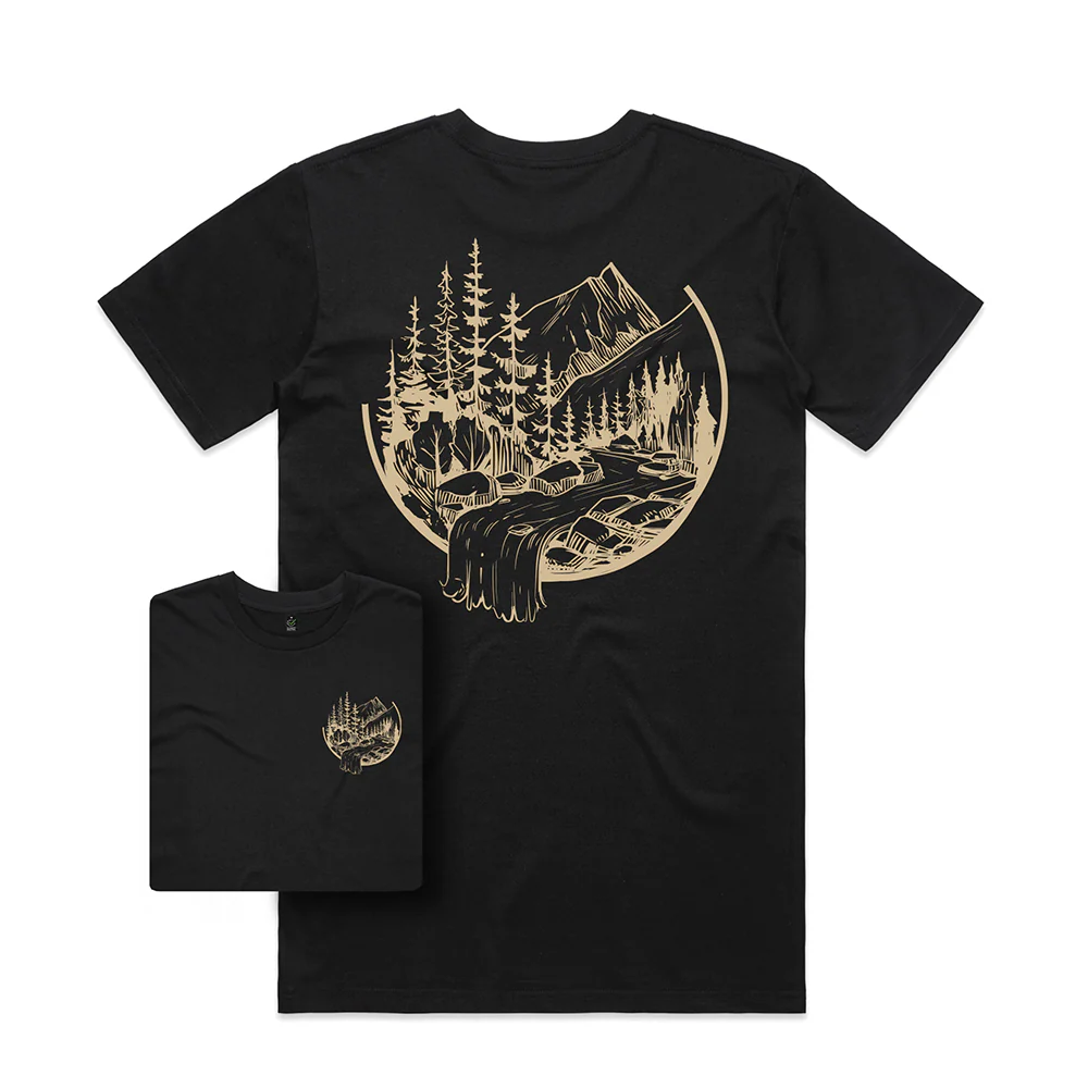 Mountain Trek T-shirt / Back Print - Image 2
