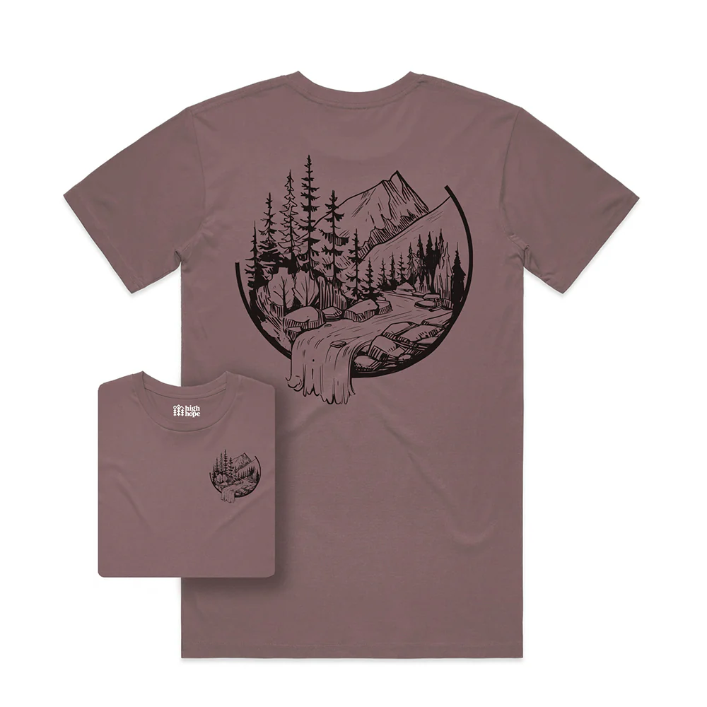 Mountain Trek T-shirt / Back Print - Image 3
