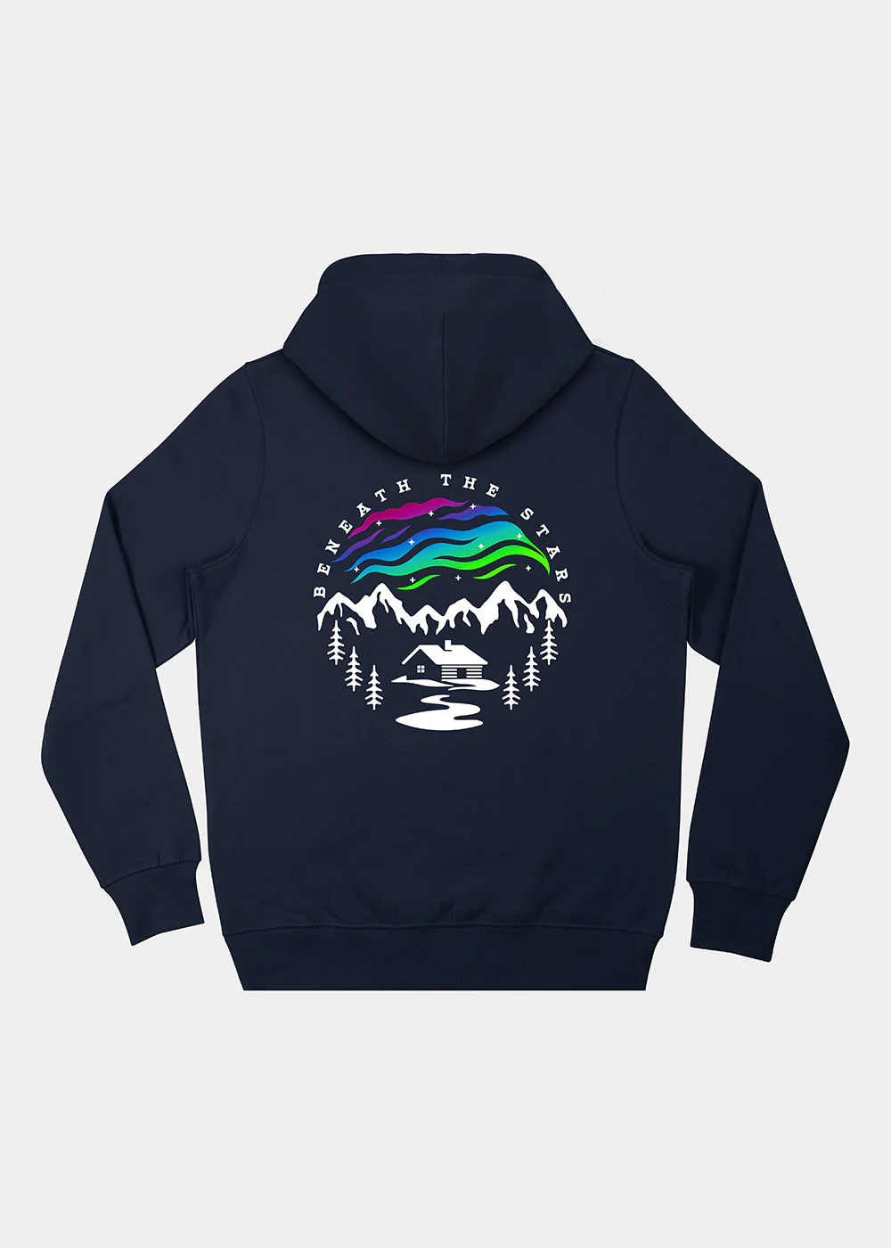 Northern Lights Hoodie / Back Print - Image 3