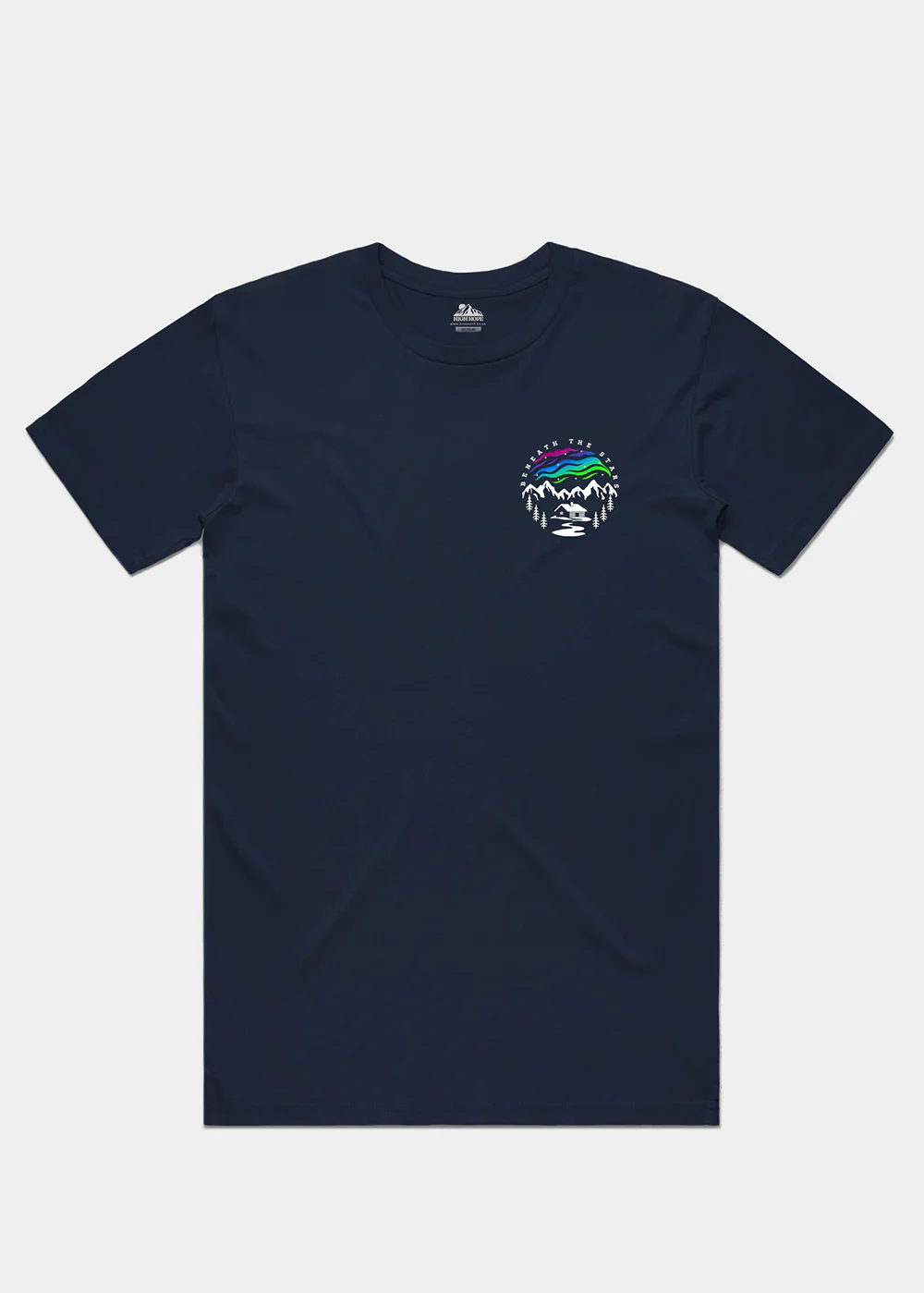 Northern Lights T-shirt / Pocket Print - Image 2