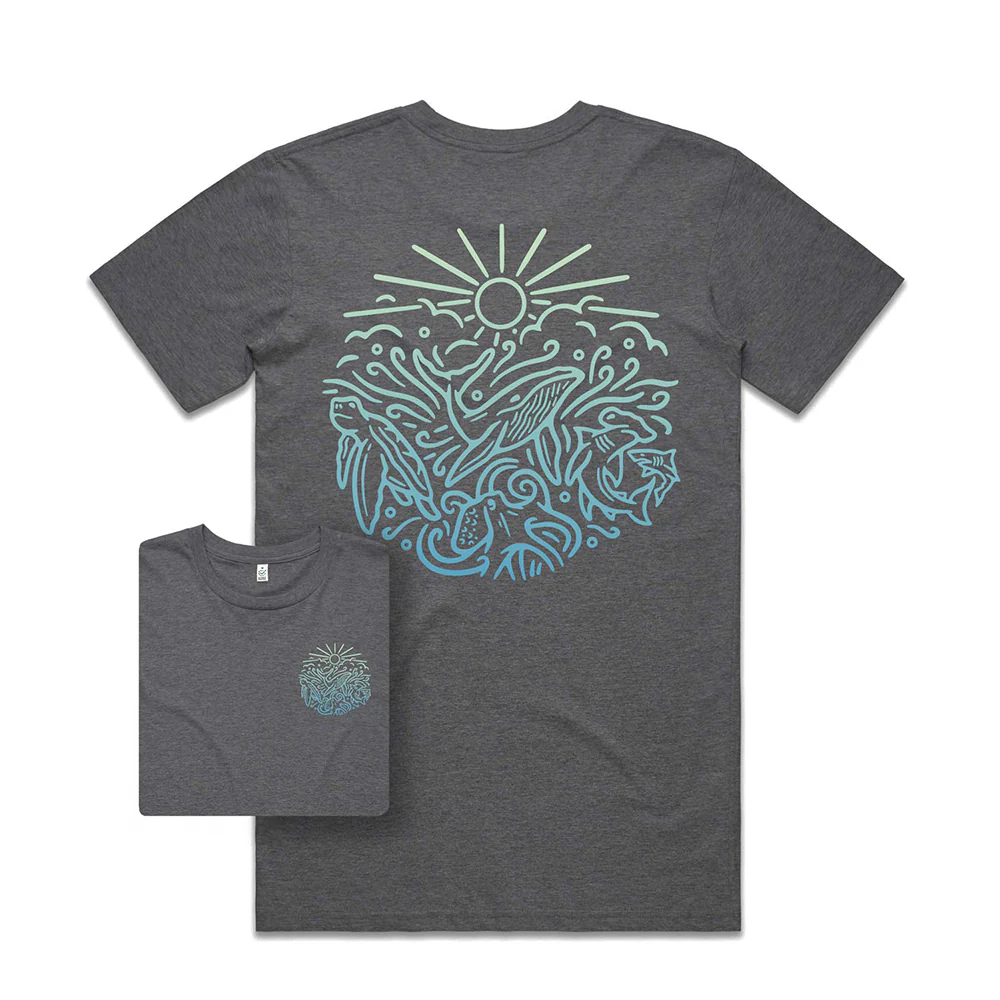 Ocean Inspired T-shirt / Back Print - Image 5