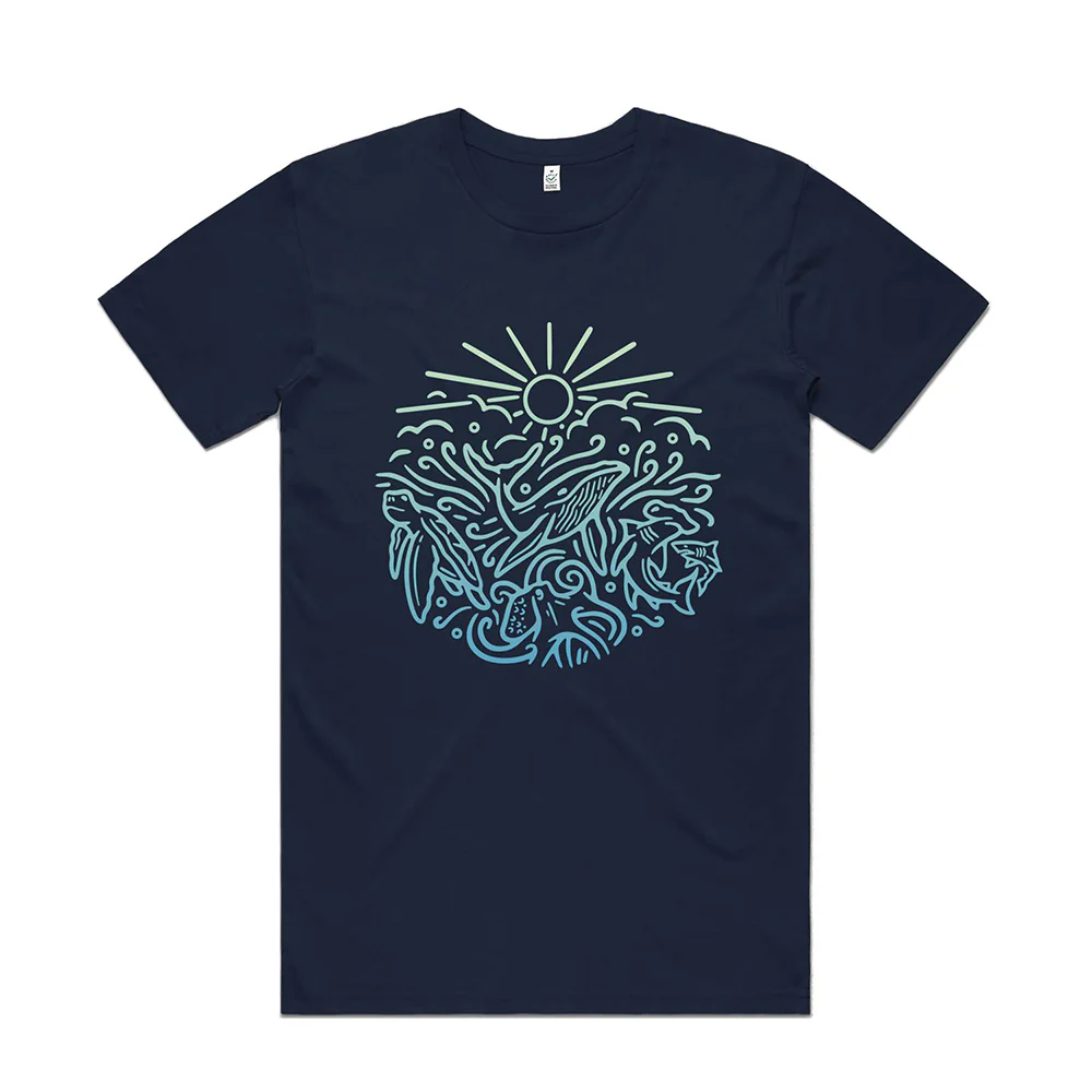 Ocean Inspired T-shirt / Front Print