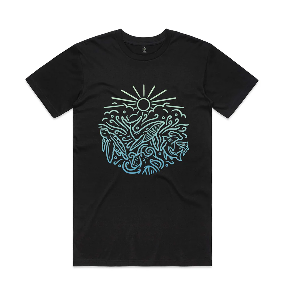 Ocean Inspired T-shirt / Front Print - Image 3